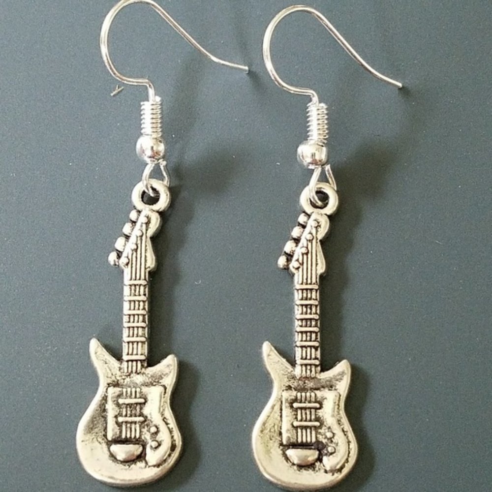 Electric Guitar Earrings